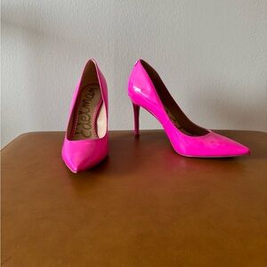 Sam Edelman Pink Patent Stiletto Heels